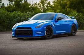 Blue Car Wrap